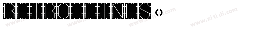 Retro Lines字体转换